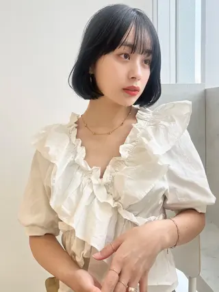 ショート メンズセンターパート 🇰🇷wakanaのヘアスタイル