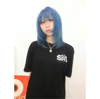 セミロング カラー Kanna 神奈のヘアスタイル