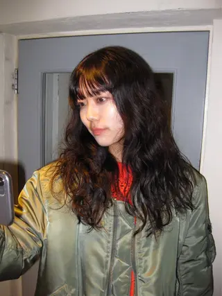 ロング カラー 今井 香奈恵のヘアスタイル