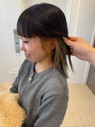 ショート funa/京都河原町 /艶髪/暖色のヘアスタイル