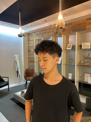 パーマ メンズ 髪質改善/ストレート パーマ長久手/ひかるのヘアスタイル