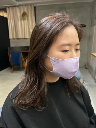 ロング 似合わせカット 小林愛奈のヘアスタイル