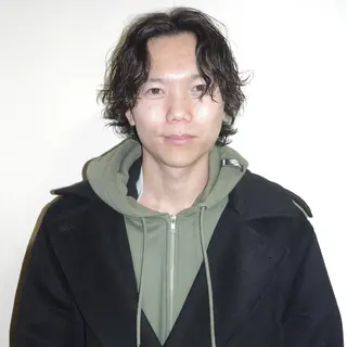 ミディアム パーマ メンズ boucle所属・浅岡 昭汰のヘアスタイル