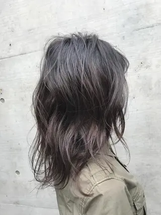 ミディアム カラー 店長担当🌟 矢吹ガブリエル🌟のヘアスタイル