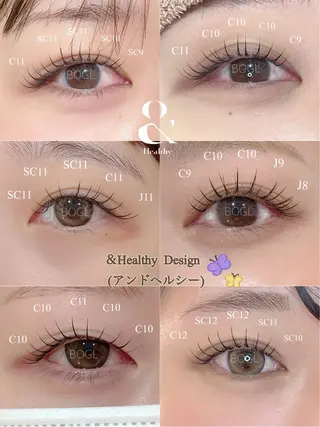 マツエク・マツパ LUCIDO STYLE BOGL所属・BOGL TSUKIDAのマツエク・マツパデザイン