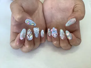 ネイル 💎🐰 saki. m 🐰💎のネイルデザイン