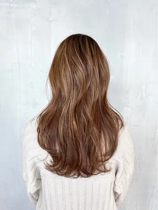 ロング カラー DX SHARE SALON所属・matka白髪ぼかし 大人ヘア/KEIKOのヘアスタイル