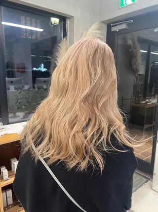 ロング 鶴井 美空のヘアスタイル