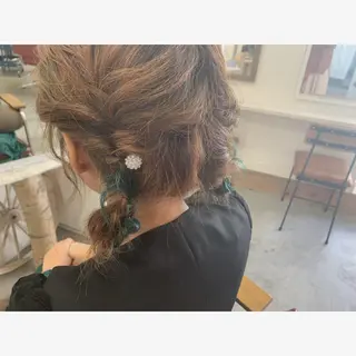 ヘアアレンジ fio マナミのヘアスタイル