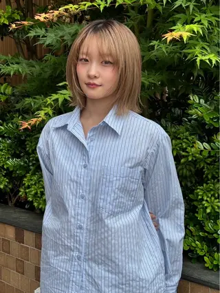 ショート THE ESCALA 町田店所属・町田/メンズカット/ センターパート/細木のヘアスタイル