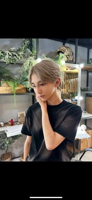 カラー メンズ 溜 一太のヘアスタイル