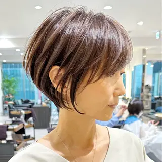 ショート ✨大人ショート専門 /カットモデル/銀座のヘアスタイル