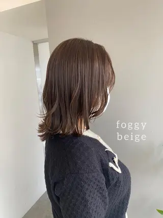 ミディアム カラー ヘアアレンジ ボブ /ニュアンス/ satomi🧸💖のヘアスタイル