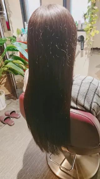 ロング Crea所属・清水 旭美のヘアスタイル