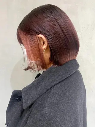 ショート カラー パーマ ヘアアレンジ ITbyALBUM 浦和店のヘアスタイル