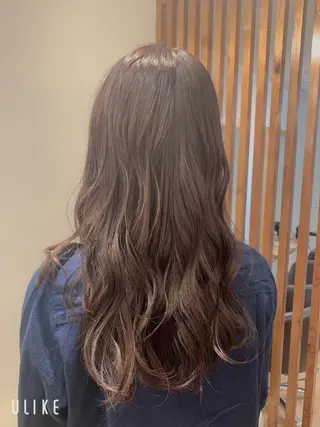 ロング カラー パーマ エンドウ　ミノリ🤎 /半個室/レイヤーのヘアスタイル