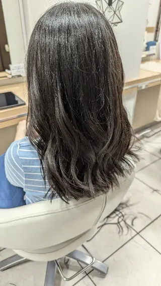 ミディアム 斉藤 充哉のヘアスタイル