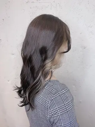 セミロング カラー 310【サンイチマル】所属・透明感ハイトーン🦄 キラ🌈のヘアスタイル