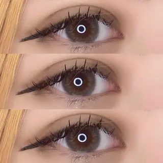 マツエク・マツパ 肌に馴染むハイトーン /ミルクティーカラーのヘアスタイル