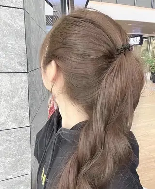 ロング 卒業式ヘアセット🎀 ヘアアレンジのヘアスタイル
