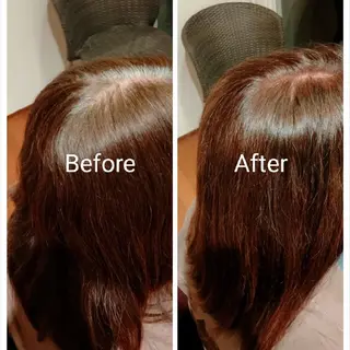 ミディアム カラー EARTH 浜松志都呂店所属・髪質改善×カラー🌈 ふたばのヘアスタイル