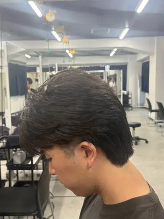 ヘアアレンジ メンズ フェザーオーダー Ｎｏ．1美容師のヘアスタイル