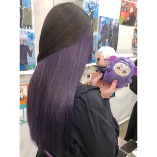 ロング カラー 推しカラー✨ オタク美容師ユウカのヘアスタイル