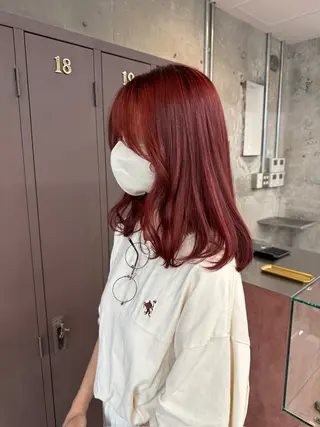 カラー 森田遥奈/透明感カラ ー/似合わせカットのヘアスタイル