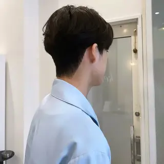 パーマ メンズ AMI🎀韓国ヘア 透明感カラーのヘアスタイル