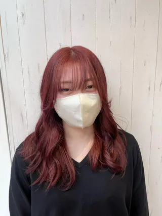 ロング カラー dogstar小林諒 レイヤー/パーマのヘアスタイル