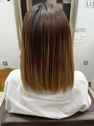 ミディアム カラー Crescere所属・小島 凜のヘアスタイル