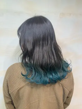 ミディアム カラー stylist Yumaのヘアスタイル