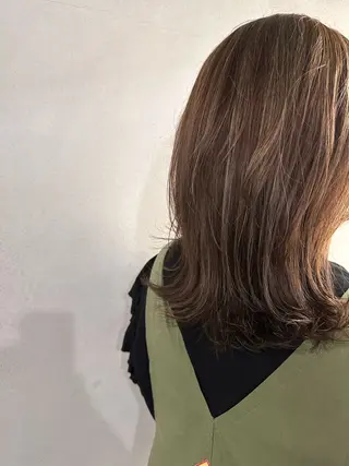 ミディアム カラー パーマ ヘアアレンジ メンズ キッズ #tag 稗田綾加のヘアスタイル