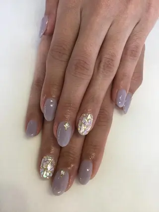 ネイル 💎🐰 saki. m 🐰💎のネイルデザイン