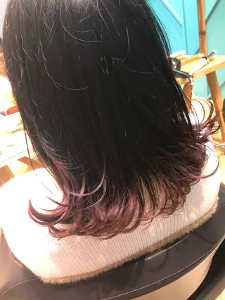 ミディアム カラー 🌈艶カラー× メンズパーマ永埜🌈のヘアスタイル