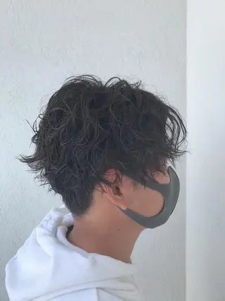 ミディアム パーマ メンズ SOL _Nakamuraのヘアスタイル