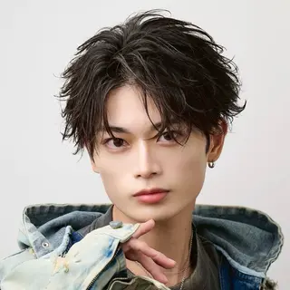 ショート パーマ メンズ AI TOKYO  men's 横浜所属・【パーマの達人】 💎メンズ特化🔥徹のヘアスタイル