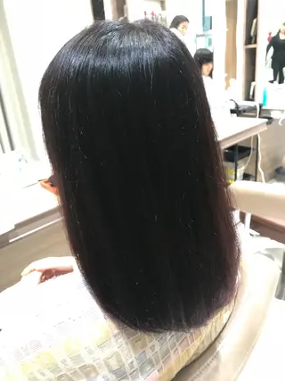 ミディアム カラー 【メンズ縮毛矯正】 田中秀斗のヘアスタイル