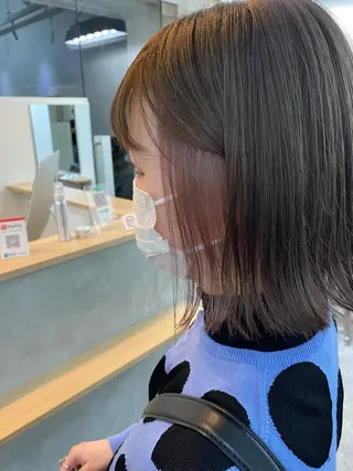 ショート 森貴裕/ベージュ/ パーマ/オリーブのヘアスタイル