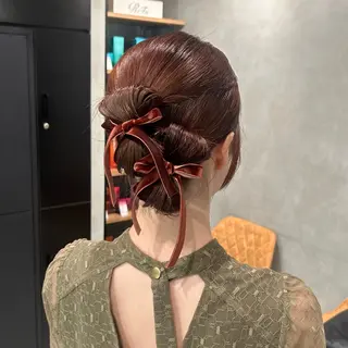 ヘアアレンジ 透明感カラー🫧 ✴︎meiのヘアスタイル