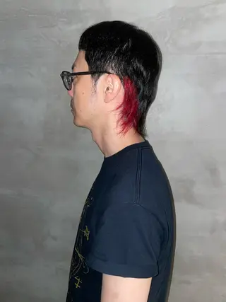 ショート カラー メンズ L&Co. BY LUCKHAIR所属・ブリーチ✧︎デザイン ゆうのヘアスタイル