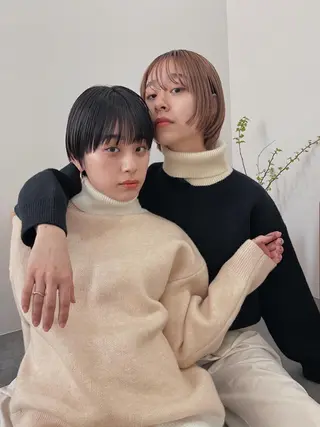 ショート 加藤 悠真のヘアスタイル