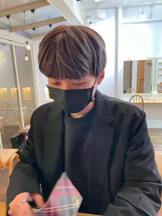 カラー メンズ 抜け感perm🌐 |kazaneのヘアスタイル