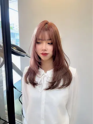 ロング Indexhair 錦糸町店所属・カラーモデル募集 🫧彩花🦋のヘアスタイル