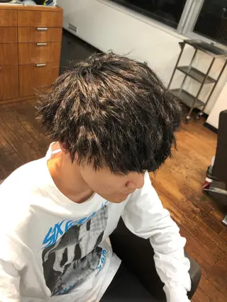 ショート パーマ メンズ 🌸髪質改善🌸 Shuhei🗝♠のヘアスタイル