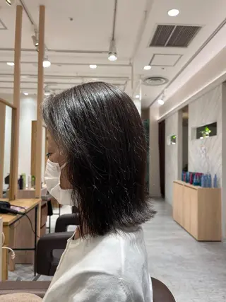 ミディアム 酒井 将大のヘアスタイル