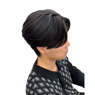 ショート パーマ メンズ 縮毛矯正/メンズ パーマ/岩名新大のヘアスタイル