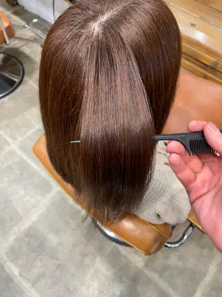 ロング カラー 松田 恋のヘアスタイル