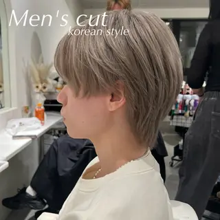 メンズ 韓国透明感カラー 🫧SHIHO🫧のヘアスタイル