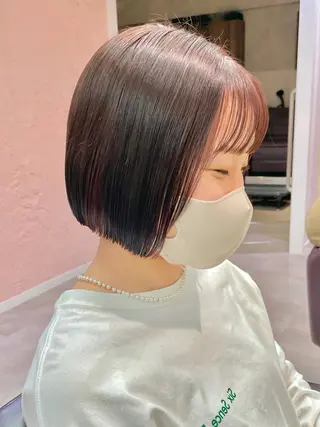 ミディアム カラー ショート/ボブ 🌟齋藤ほのかのヘアスタイル
